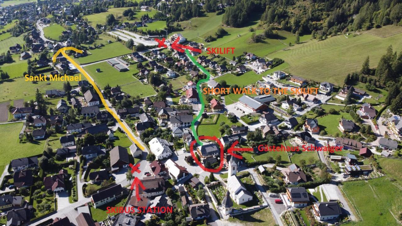 Gaestehaus Schwaiger Sankt Michael im Lungau Bagian luar foto